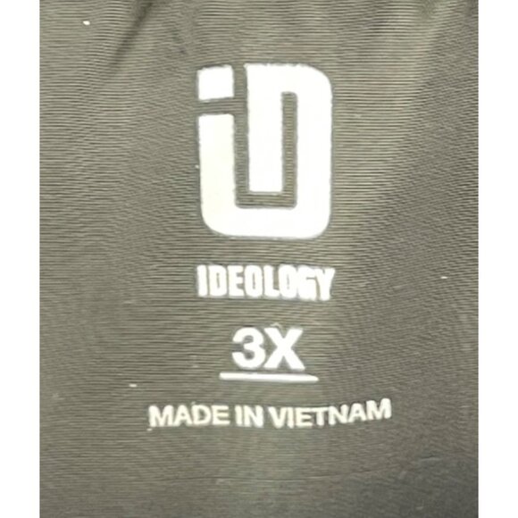 ID Ideology Womens Puffer Vest 3X Deep Black, purple with Speckle foil design - Picture 7 of 9